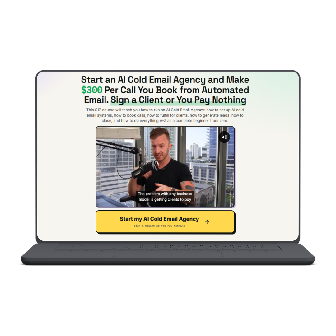Daniel Fazio - AI Pay Per Call Cold Email Agency + Upsells